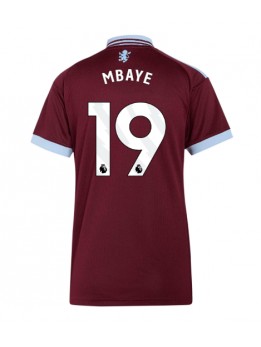 Aston Villa Ibrahim Mbaye #19 Replika Hemmakläder Dam 2026-27 Kortärmad Aston Villa Ibrahim Mbaye #19 Replika Hemmakläder Dam 2026-27 Kortärmad